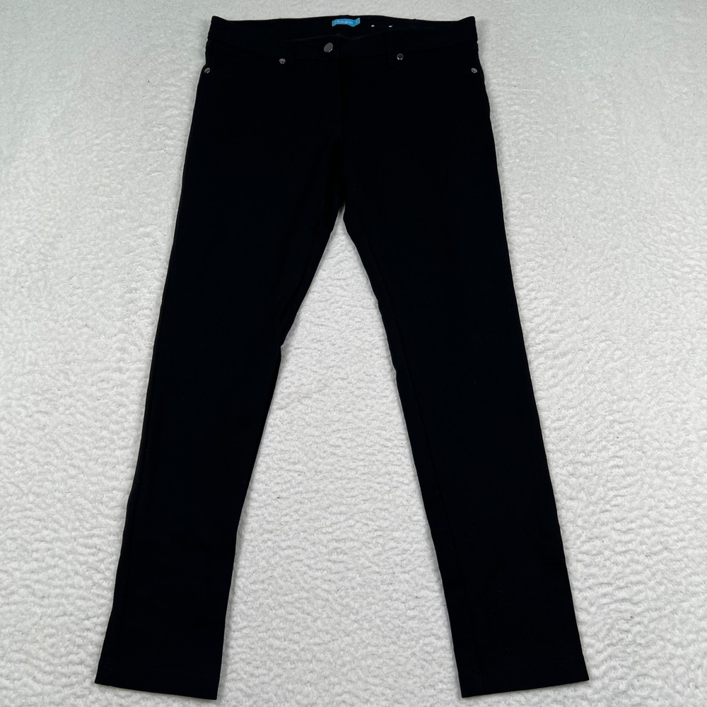 J McLaughlin Black Stretch Jeans Pants Womens 6‎ Slim Fit Skinny Ankle Capsule
